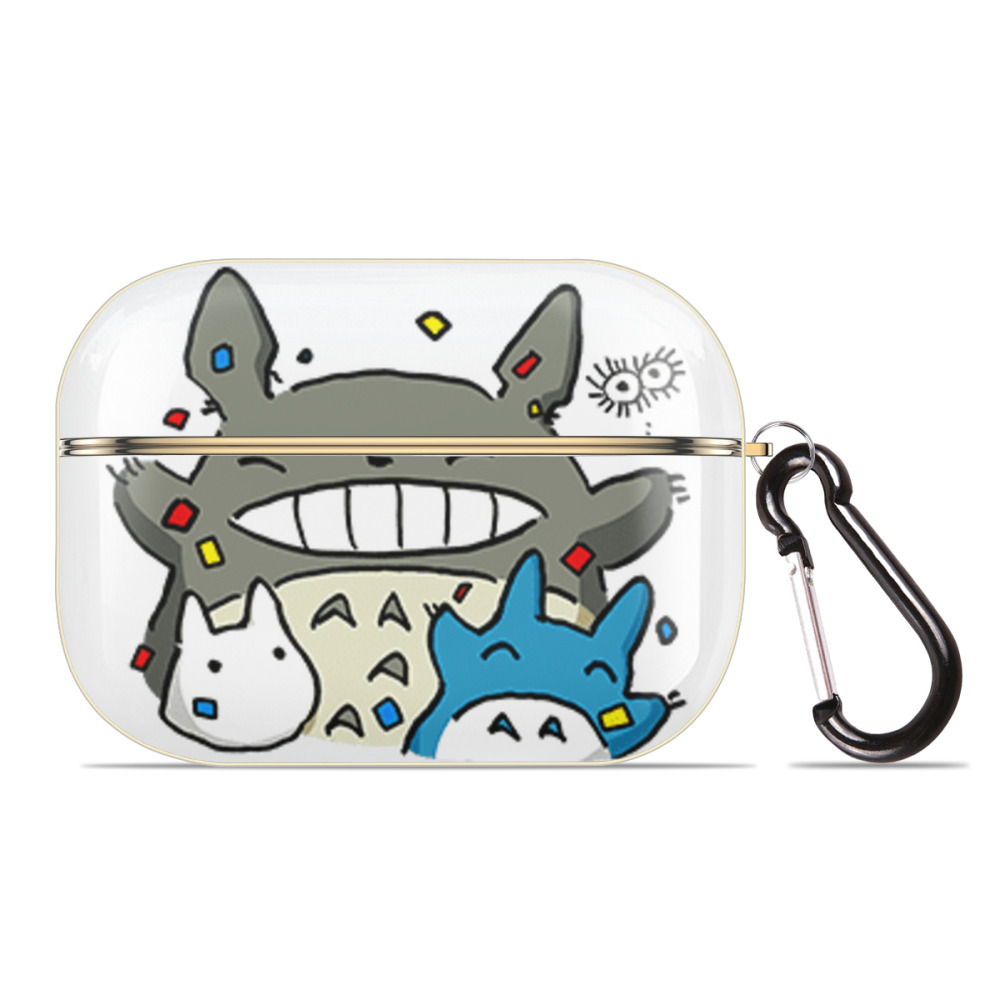 （画像用） となりのトトロ 草壁メイ 草壁サツキ My Neighbor Totoro Satsuki Kusakabe Mei Kusakabe 【AirPods Pro用】ハードシェル保護ケース｜耐衝撃・防指紋・カラビナ付き商品仕様