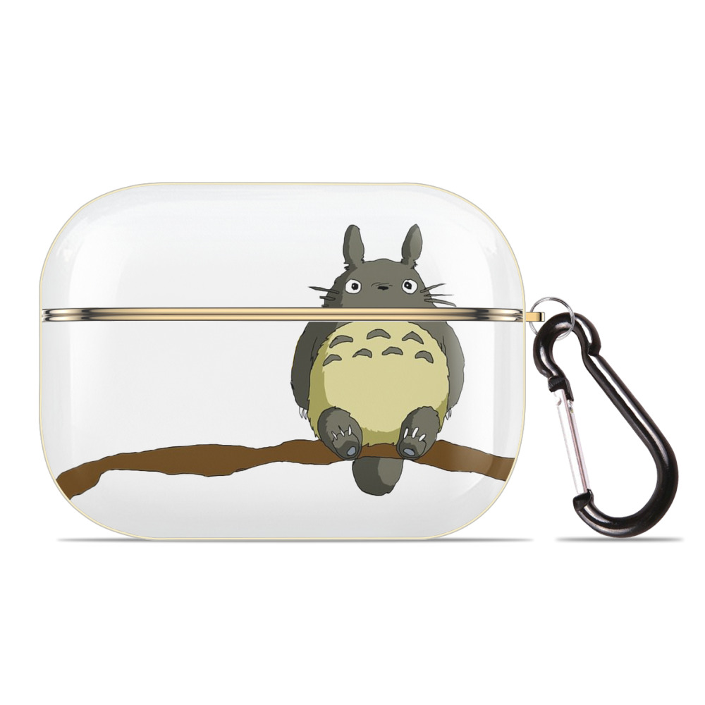 （画像用） となりのトトロ 草壁メイ 草壁サツキ My Neighbor Totoro Satsuki Kusakabe Mei Kusakabe 【AirPods Pro用】ハードシェル保護ケース｜耐衝撃・防指紋・カラビナ付き商品仕様