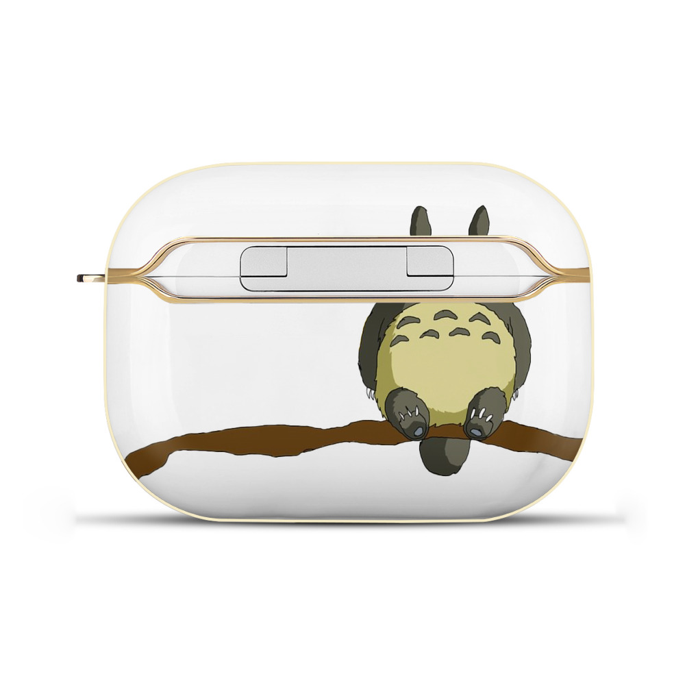 （画像用） となりのトトロ 草壁メイ 草壁サツキ My Neighbor Totoro Satsuki Kusakabe Mei Kusakabe 【AirPods Pro用】ハードシェル保護ケース｜耐衝撃・防指紋・カラビナ付き商品仕様