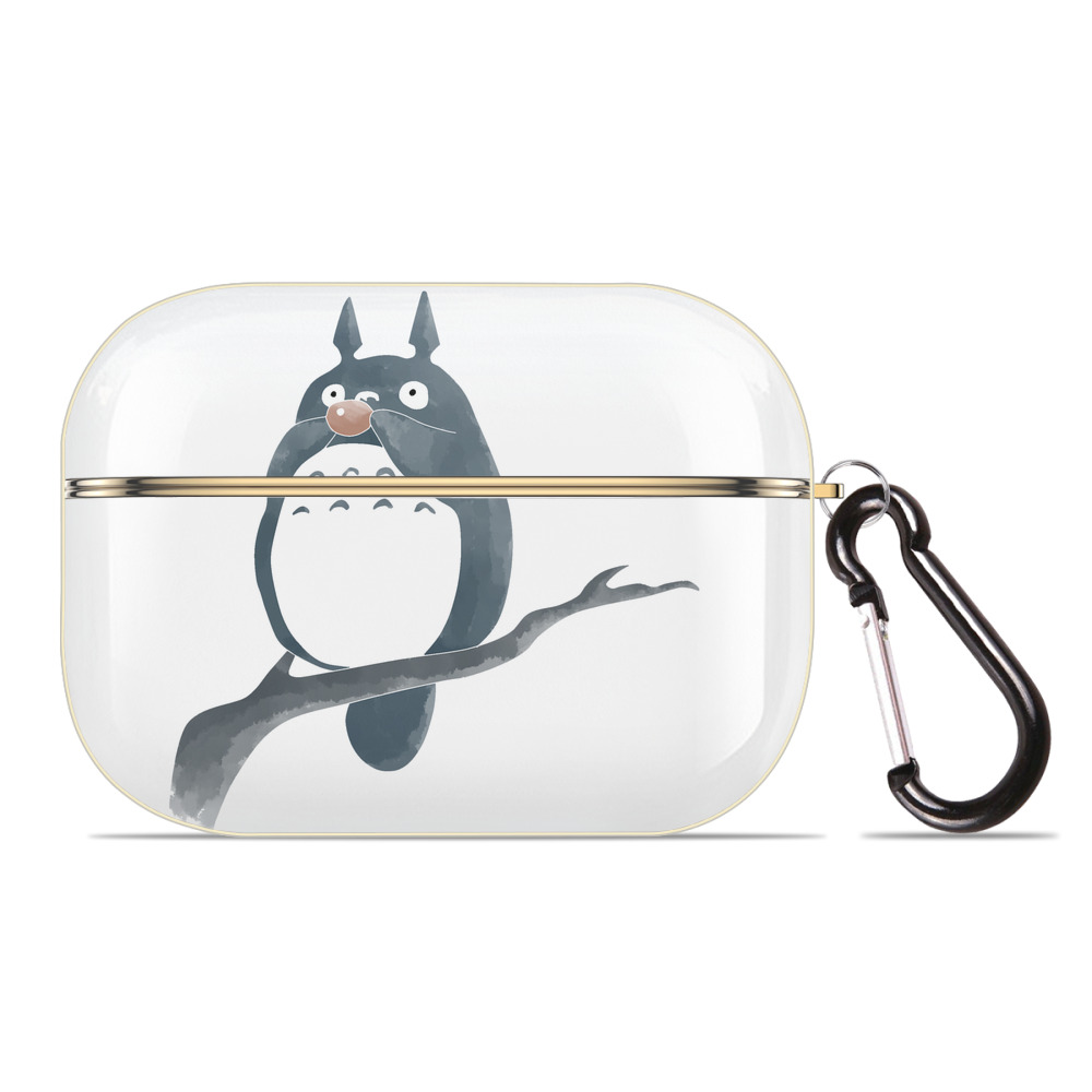 （画像用） となりのトトロ 草壁メイ 草壁サツキ My Neighbor Totoro Satsuki Kusakabe Mei Kusakabe 【AirPods Pro用】ハードシェル保護ケース｜耐衝撃・防指紋・カラビナ付き商品仕様