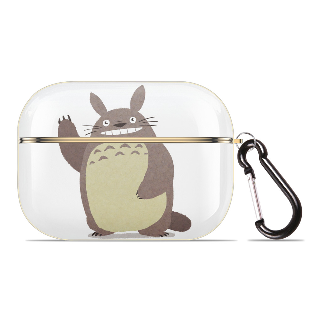 （画像用） となりのトトロ 草壁メイ 草壁サツキ My Neighbor Totoro Satsuki Kusakabe Mei Kusakabe 【AirPods Pro用】ハードシェル保護ケース｜耐衝撃・防指紋・カラビナ付き商品仕様