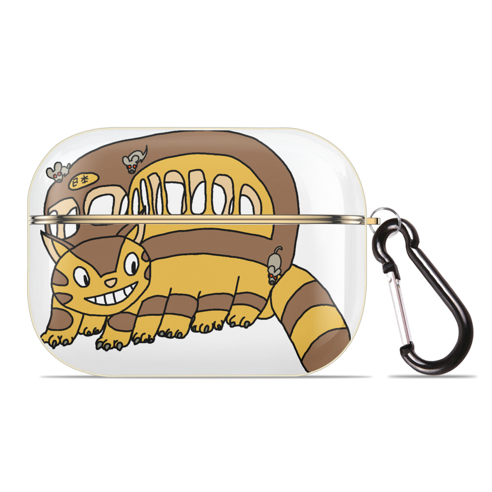 （画像用） となりのトトロ 草壁メイ 草壁サツキ My Neighbor Totoro Satsuki Kusakabe Mei Kusakabe 【AirPods Pro用】ハードシェル保護ケース｜耐衝撃・防指紋・カラビナ付き商品仕様