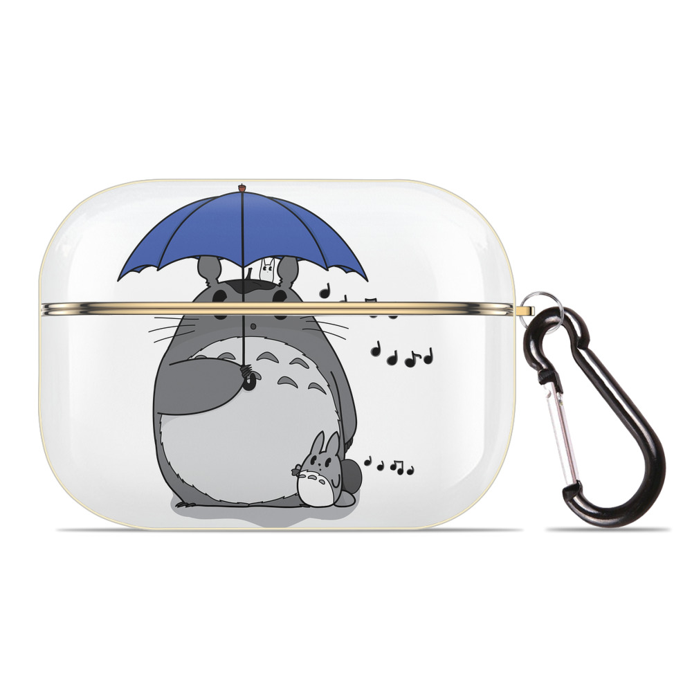 （画像用） となりのトトロ 草壁メイ 草壁サツキ My Neighbor Totoro Satsuki Kusakabe Mei Kusakabe 【AirPods Pro用】ハードシェル保護ケース｜耐衝撃・防指紋・カラビナ付き商品仕様