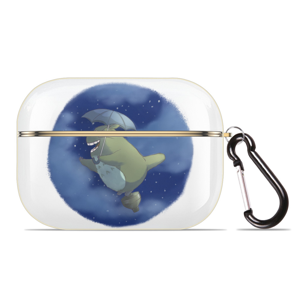 （画像用） となりのトトロ 草壁メイ 草壁サツキ My Neighbor Totoro Satsuki Kusakabe Mei Kusakabe 【AirPods Pro用】ハードシェル保護ケース｜耐衝撃・防指紋・カラビナ付き商品仕様