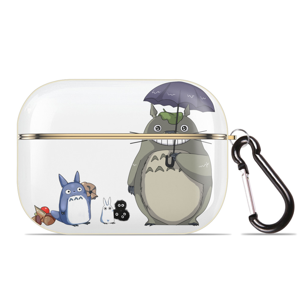 （画像用） となりのトトロ 草壁メイ 草壁サツキ My Neighbor Totoro Satsuki Kusakabe Mei Kusakabe 【AirPods Pro用】ハードシェル保護ケース｜耐衝撃・防指紋・カラビナ付き商品仕様