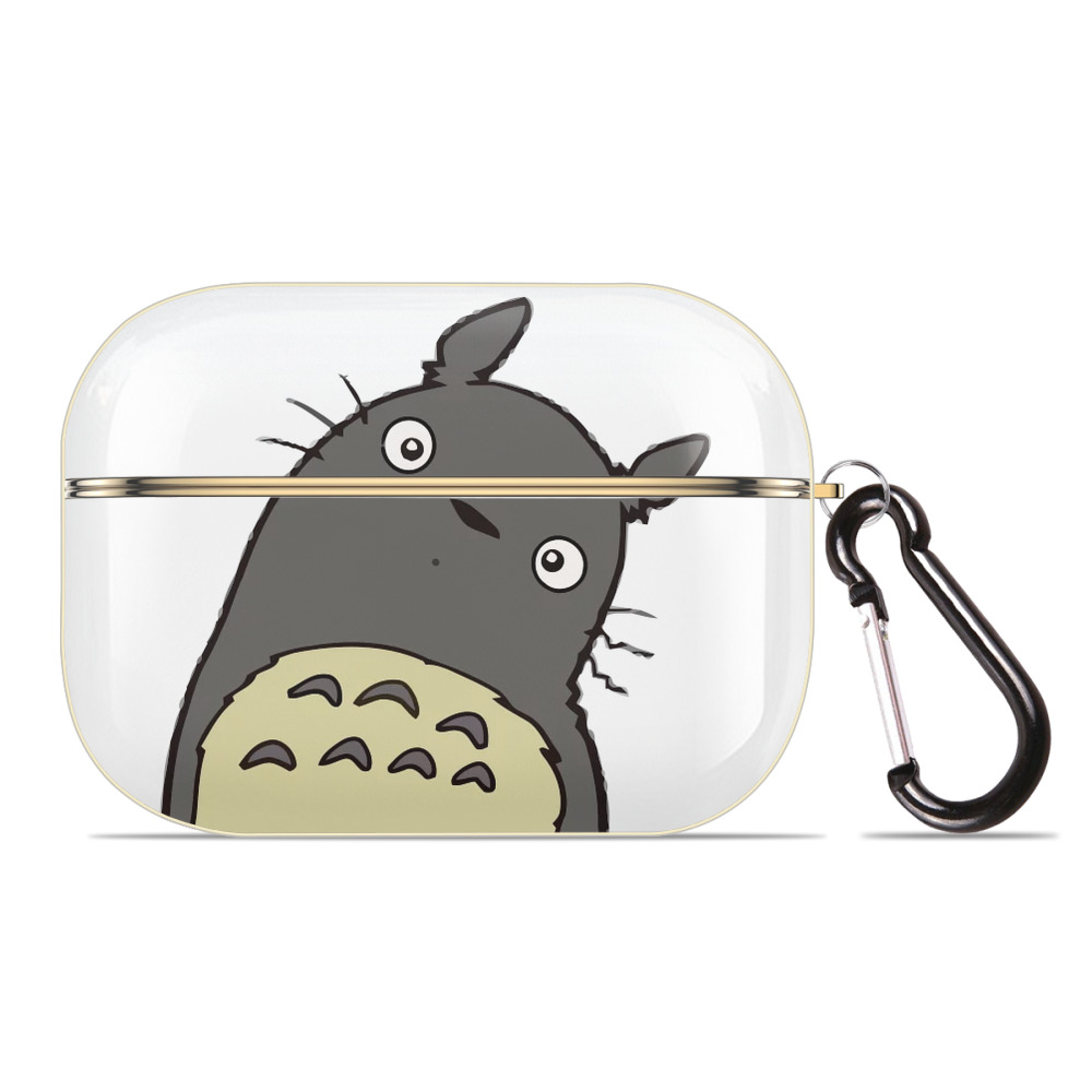 （画像用） となりのトトロ 草壁メイ 草壁サツキ My Neighbor Totoro Satsuki Kusakabe Mei Kusakabe 【AirPods Pro用】ハードシェル保護ケース｜耐衝撃・防指紋・カラビナ付き商品仕様