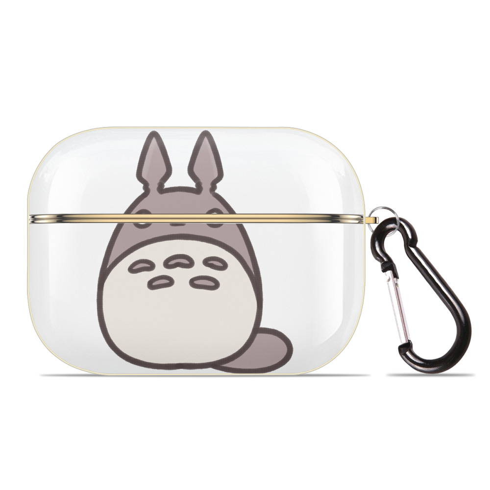 （画像用） となりのトトロ 草壁メイ 草壁サツキ My Neighbor Totoro Satsuki Kusakabe Mei Kusakabe 【AirPods Pro用】ハードシェル保護ケース｜耐衝撃・防指紋・カラビナ付き商品仕様