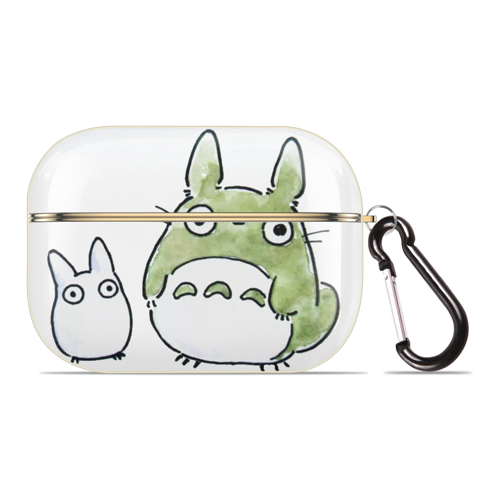 （画像用） となりのトトロ 草壁メイ 草壁サツキ My Neighbor Totoro Satsuki Kusakabe Mei Kusakabe 【AirPods Pro用】ハードシェル保護ケース｜耐衝撃・防指紋・カラビナ付き商品仕様