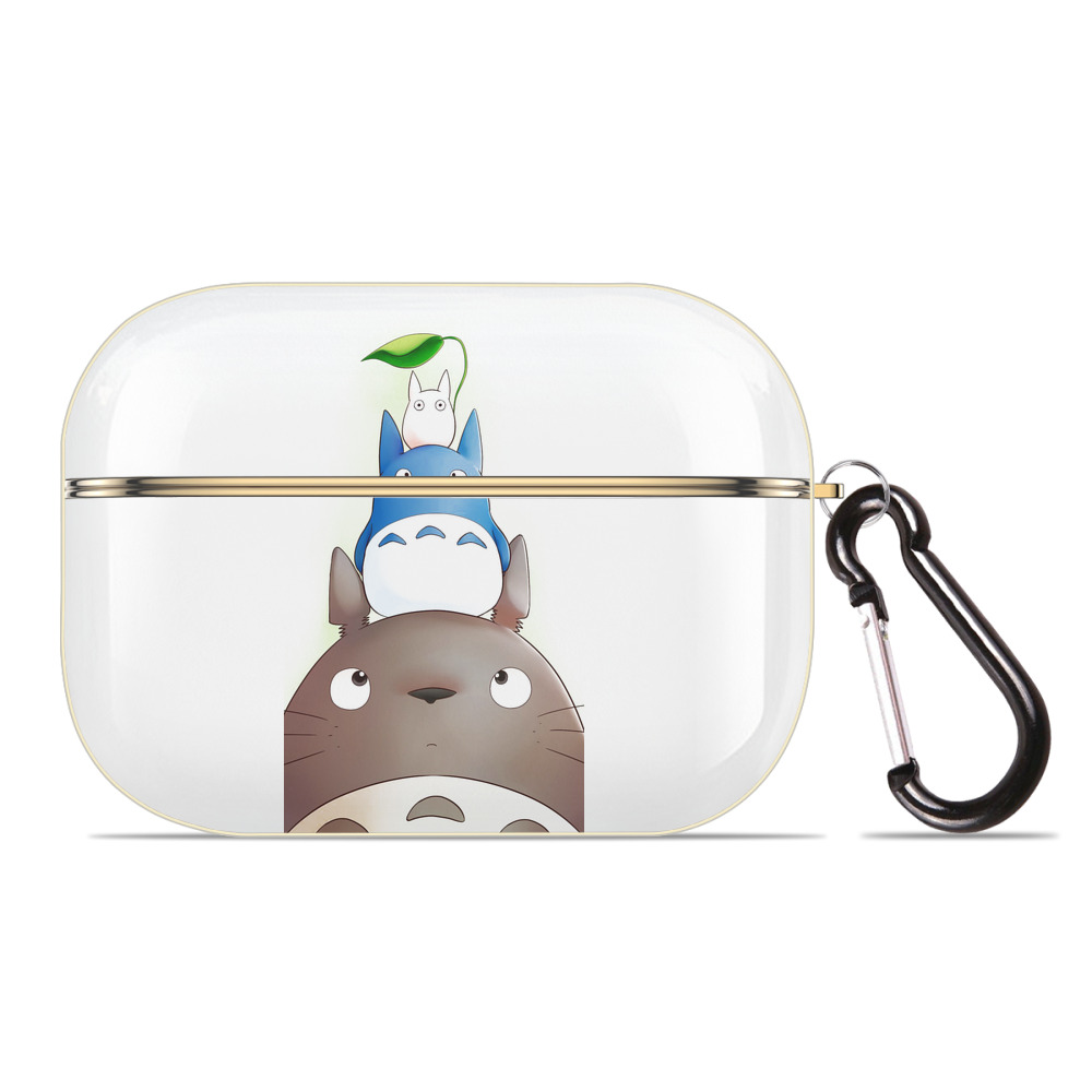 （画像用） となりのトトロ 草壁メイ 草壁サツキ My Neighbor Totoro Satsuki Kusakabe Mei Kusakabe 【AirPods Pro用】ハードシェル保護ケース｜耐衝撃・防指紋・カラビナ付き商品仕様