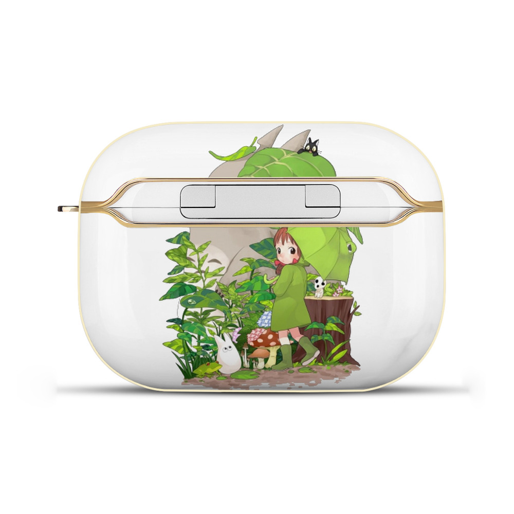 （画像用） となりのトトロ 草壁メイ 草壁サツキ My Neighbor Totoro Satsuki Kusakabe Mei Kusakabe 【AirPods Pro用】ハードシェル保護ケース｜耐衝撃・防指紋・カラビナ付き商品仕様