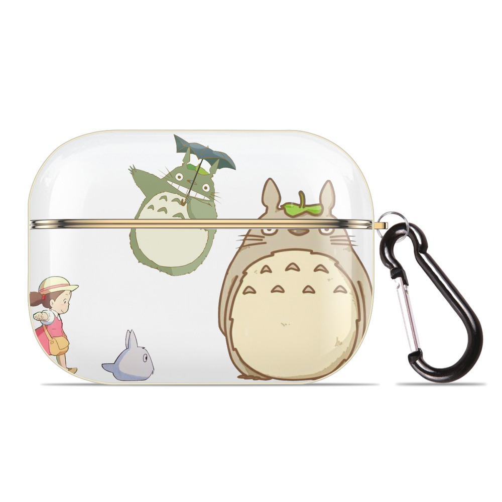 （画像用） となりのトトロ 草壁メイ 草壁サツキ My Neighbor Totoro Satsuki Kusakabe Mei Kusakabe 【AirPods Pro用】ハードシェル保護ケース｜耐衝撃・防指紋・カラビナ付き商品仕様