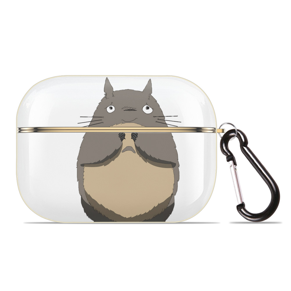 （画像用） となりのトトロ 草壁メイ 草壁サツキ My Neighbor Totoro Satsuki Kusakabe Mei Kusakabe 【AirPods Pro用】ハードシェル保護ケース｜耐衝撃・防指紋・カラビナ付き商品仕様