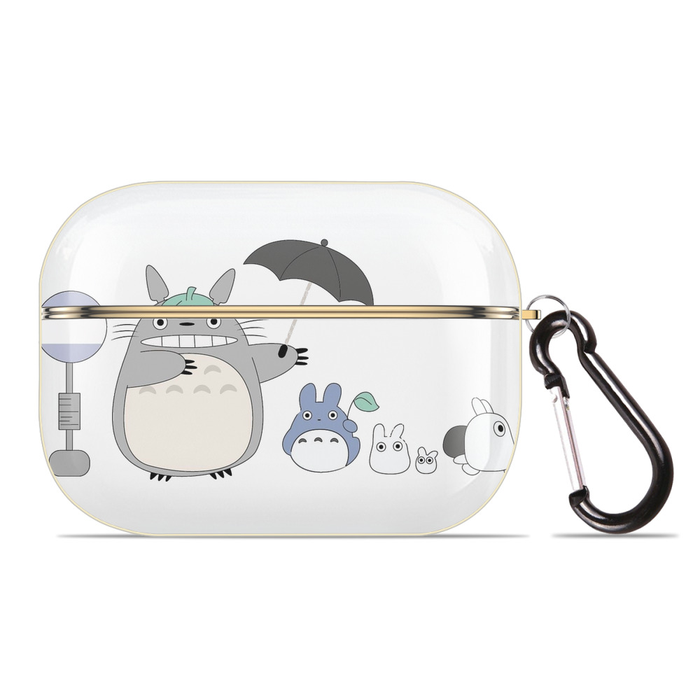 （画像用） となりのトトロ 草壁メイ 草壁サツキ My Neighbor Totoro Satsuki Kusakabe Mei Kusakabe 【AirPods Pro用】ハードシェル保護ケース｜耐衝撃・防指紋・カラビナ付き商品仕様