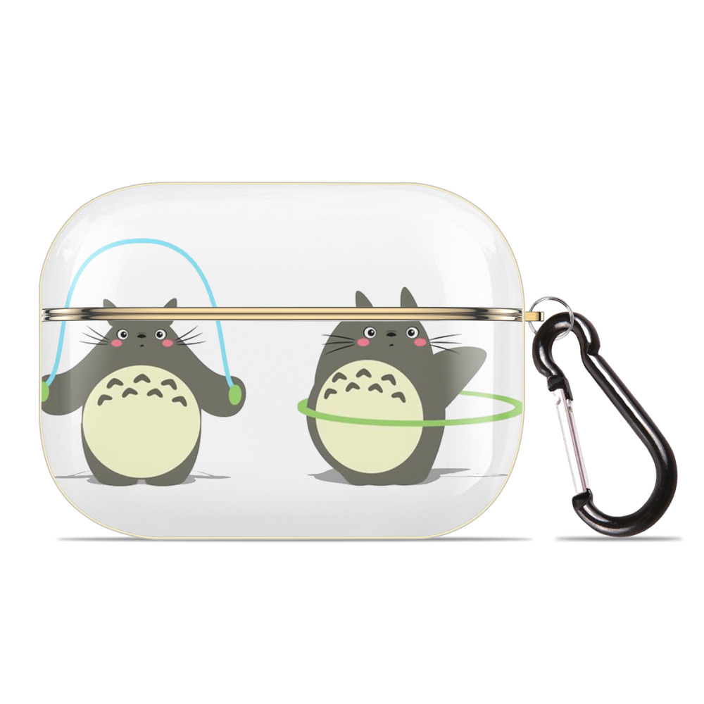 （画像用） となりのトトロ 草壁メイ 草壁サツキ My Neighbor Totoro Satsuki Kusakabe Mei Kusakabe 【AirPods Pro用】ハードシェル保護ケース｜耐衝撃・防指紋・カラビナ付き商品仕様