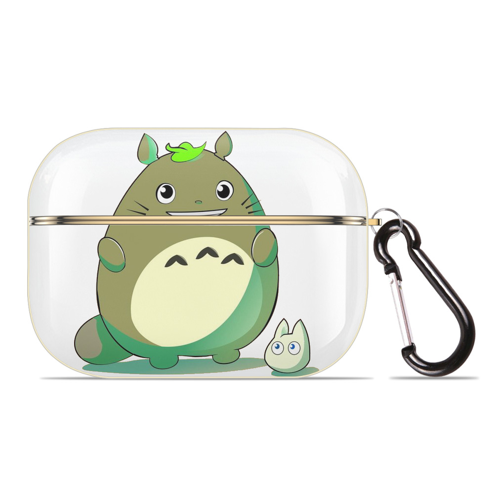 （画像用） となりのトトロ 草壁メイ 草壁サツキ My Neighbor Totoro Satsuki Kusakabe Mei Kusakabe 【AirPods Pro用】ハードシェル保護ケース｜耐衝撃・防指紋・カラビナ付き商品仕様