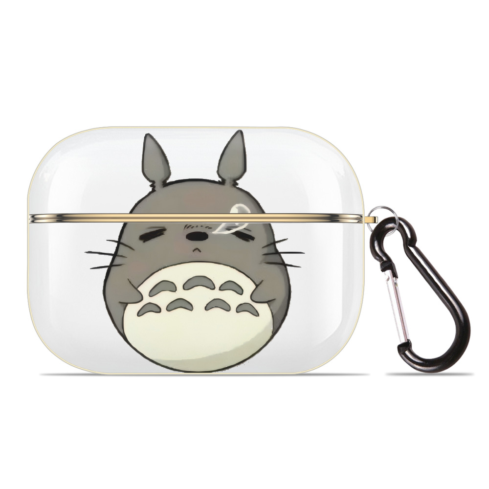 （画像用） となりのトトロ 草壁メイ 草壁サツキ My Neighbor Totoro Satsuki Kusakabe Mei Kusakabe 【AirPods Pro用】ハードシェル保護ケース｜耐衝撃・防指紋・カラビナ付き商品仕様
