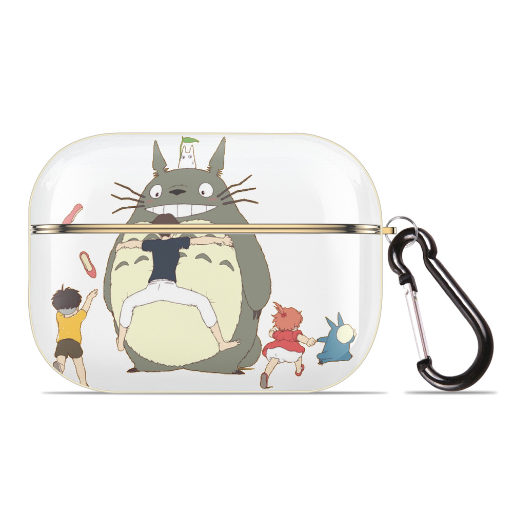 （画像用） となりのトトロ 草壁メイ 草壁サツキ My Neighbor Totoro Satsuki Kusakabe Mei Kusakabe 【AirPods Pro用】ハードシェル保護ケース｜耐衝撃・防指紋・カラビナ付き商品仕様