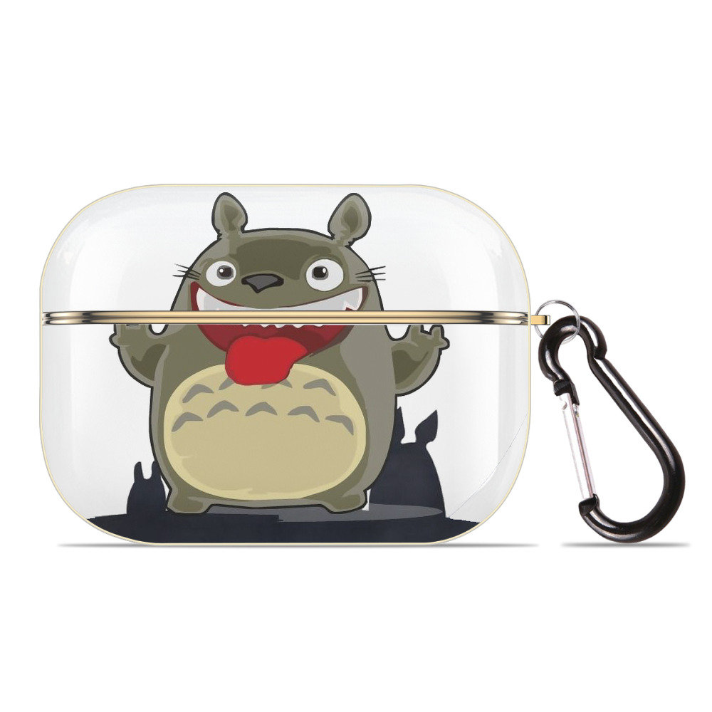 （画像用） となりのトトロ 草壁メイ 草壁サツキ My Neighbor Totoro Satsuki Kusakabe Mei Kusakabe 【AirPods Pro用】ハードシェル保護ケース｜耐衝撃・防指紋・カラビナ付き商品仕様