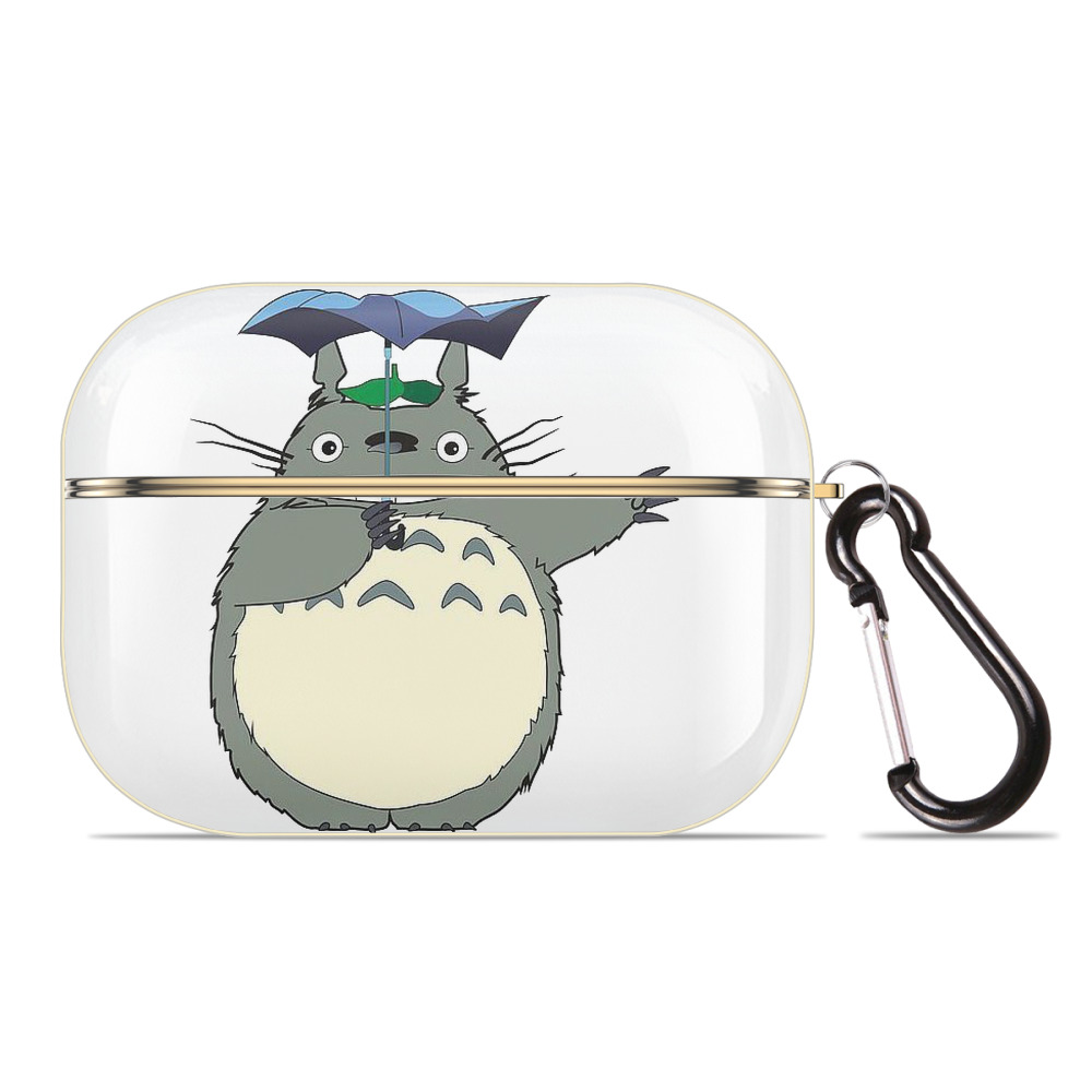 （画像用） となりのトトロ 草壁メイ 草壁サツキ My Neighbor Totoro Satsuki Kusakabe Mei Kusakabe 【AirPods Pro用】ハードシェル保護ケース｜耐衝撃・防指紋・カラビナ付き商品仕様