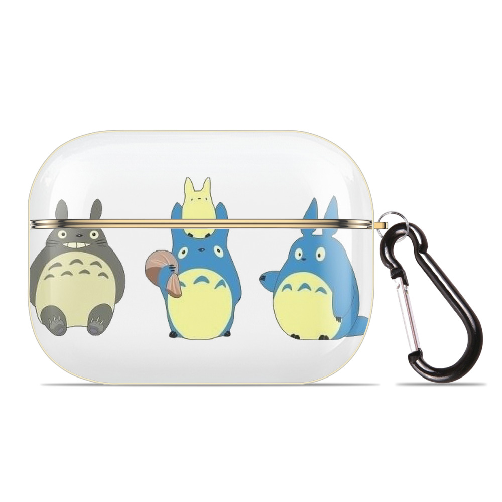（画像用） となりのトトロ 草壁メイ 草壁サツキ My Neighbor Totoro Satsuki Kusakabe Mei Kusakabe 【AirPods Pro用】ハードシェル保護ケース｜耐衝撃・防指紋・カラビナ付き商品仕様