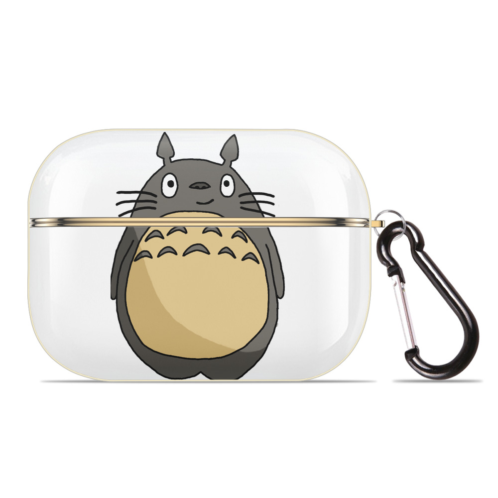 （画像用） となりのトトロ 草壁メイ 草壁サツキ My Neighbor Totoro Satsuki Kusakabe Mei Kusakabe 【AirPods Pro用】ハードシェル保護ケース｜耐衝撃・防指紋・カラビナ付き商品仕様