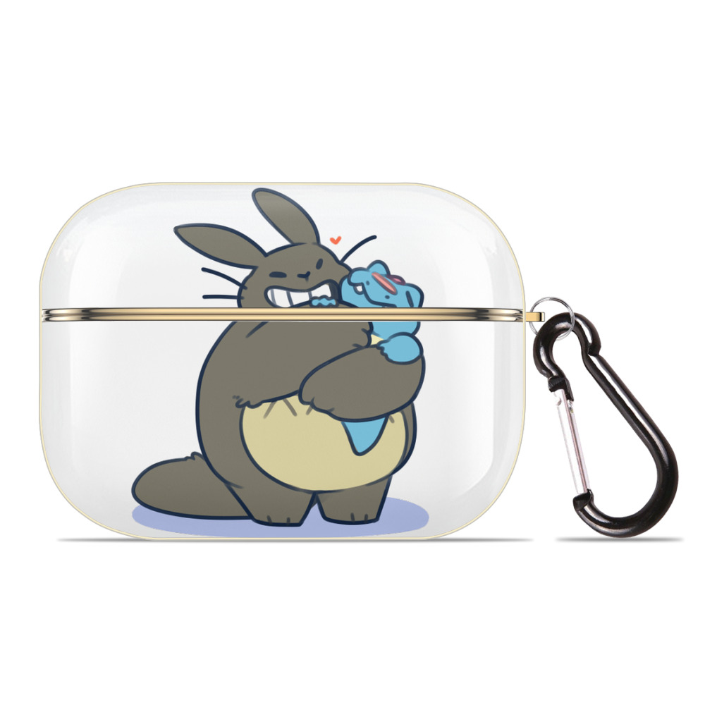 （画像用） となりのトトロ 草壁メイ 草壁サツキ My Neighbor Totoro Satsuki Kusakabe Mei Kusakabe 【AirPods Pro用】ハードシェル保護ケース｜耐衝撃・防指紋・カラビナ付き商品仕様
