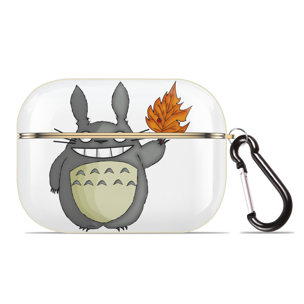 （画像用） となりのトトロ 草壁メイ 草壁サツキ My Neighbor Totoro Satsuki Kusakabe Mei Kusakabe 【AirPods Pro用】ハードシェル保護ケース｜耐衝撃・防指紋・カラビナ付き商品仕様