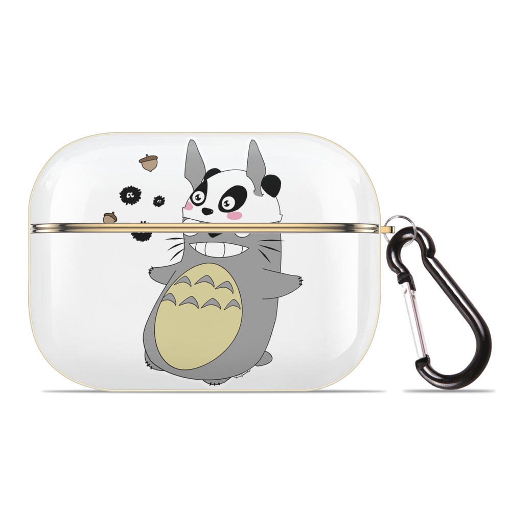 （画像用） となりのトトロ 草壁メイ 草壁サツキ My Neighbor Totoro Satsuki Kusakabe Mei Kusakabe 【AirPods Pro用】ハードシェル保護ケース｜耐衝撃・防指紋・カラビナ付き商品仕様