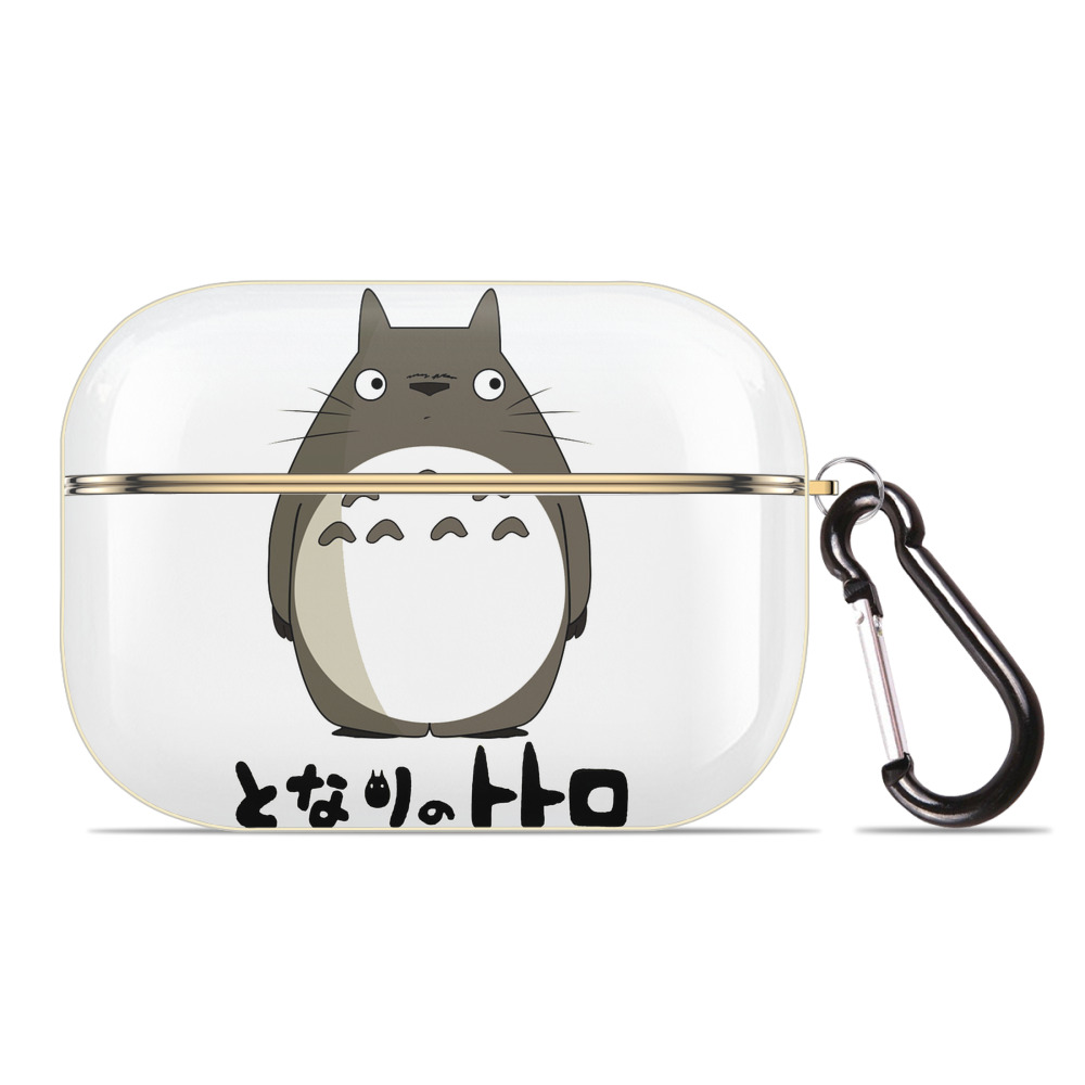 （画像用） となりのトトロ 草壁メイ 草壁サツキ My Neighbor Totoro Satsuki Kusakabe Mei Kusakabe 【AirPods Pro用】ハードシェル保護ケース｜耐衝撃・防指紋・カラビナ付き商品仕様