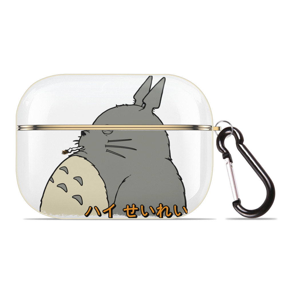 （画像用） となりのトトロ 草壁メイ 草壁サツキ My Neighbor Totoro Satsuki Kusakabe Mei Kusakabe 【AirPods Pro用】ハードシェル保護ケース｜耐衝撃・防指紋・カラビナ付き商品仕様