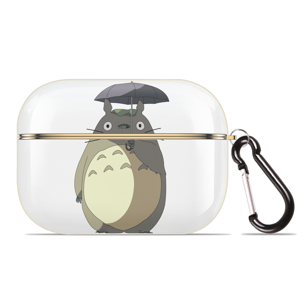 （画像用） となりのトトロ 草壁メイ 草壁サツキ My Neighbor Totoro Satsuki Kusakabe Mei Kusakabe 【AirPods Pro用】ハードシェル保護ケース｜耐衝撃・防指紋・カラビナ付き商品仕様