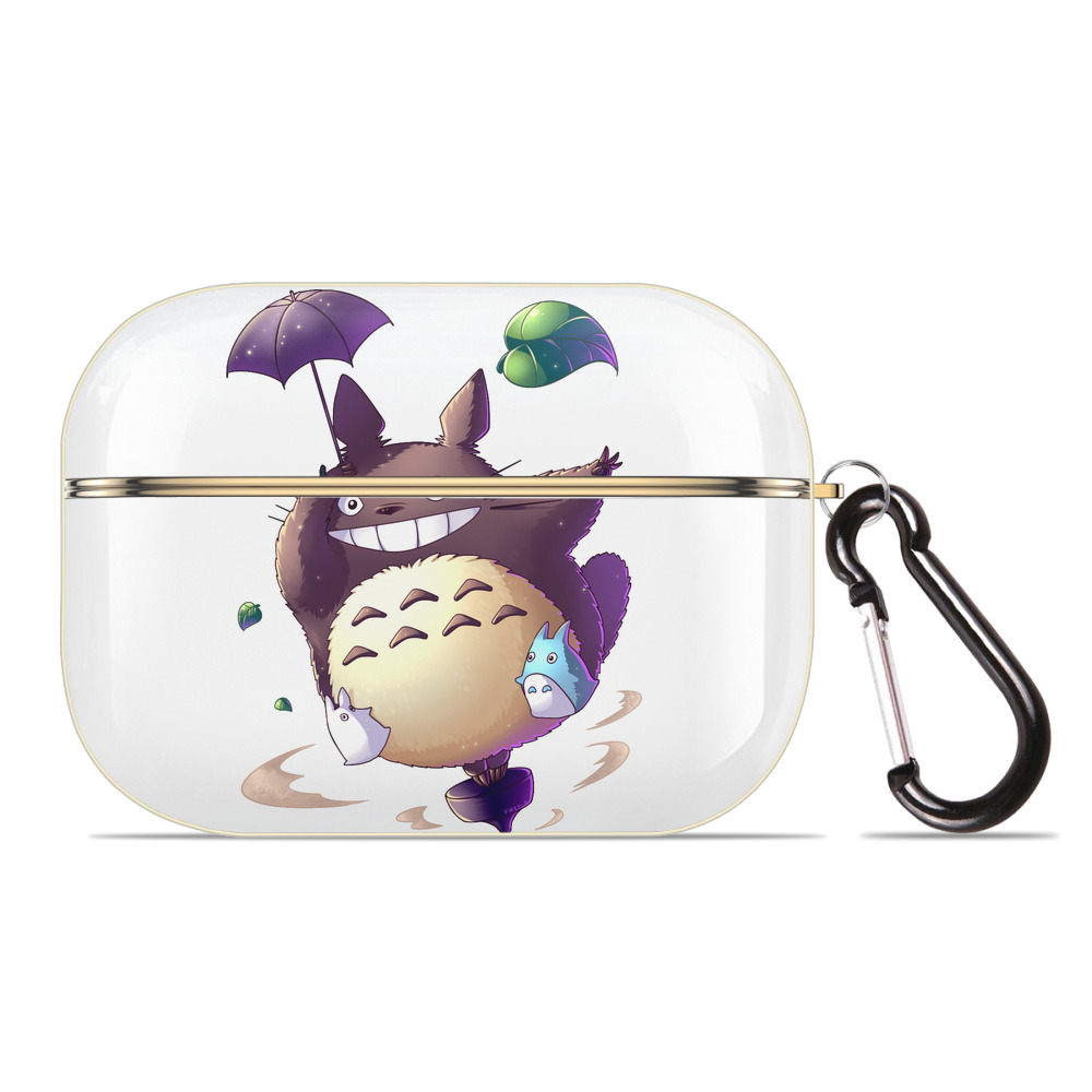 （画像用） となりのトトロ 草壁メイ 草壁サツキ My Neighbor Totoro Satsuki Kusakabe Mei Kusakabe 【AirPods Pro用】ハードシェル保護ケース｜耐衝撃・防指紋・カラビナ付き商品仕様