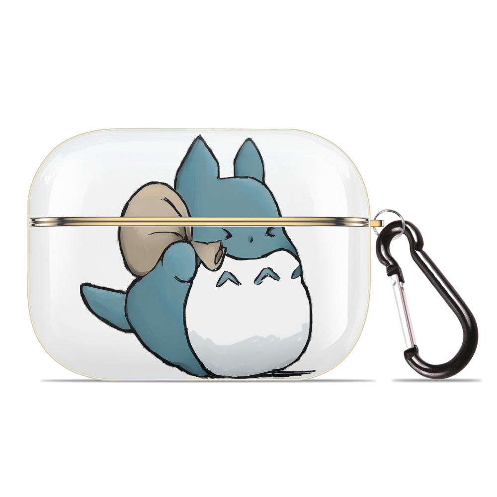 （画像用） となりのトトロ 草壁メイ 草壁サツキ My Neighbor Totoro Satsuki Kusakabe Mei Kusakabe 【AirPods Pro用】ハードシェル保護ケース｜耐衝撃・防指紋・カラビナ付き商品仕様