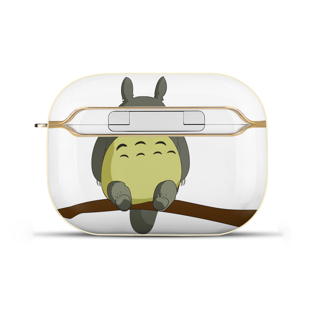 （画像用） となりのトトロ 草壁メイ 草壁サツキ My Neighbor Totoro Satsuki Kusakabe Mei Kusakabe 【AirPods Pro用】ハードシェル保護ケース｜耐衝撃・防指紋・カラビナ付き商品仕様