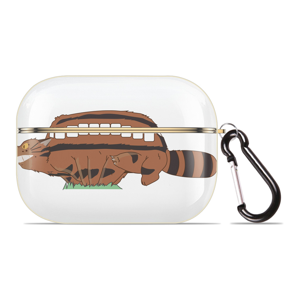 となりのトトロ 草壁メイ 草壁サツキ My Neighbor Totoro Satsuki Kusakabe Mei Kusakabe 【AirPods Pro用】ハードシェル保護ケース｜耐衝撃・防指紋・カラビナ付き商品仕様