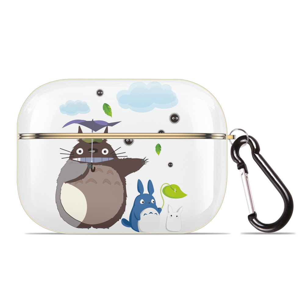 となりのトトロ 草壁メイ 草壁サツキ My Neighbor Totoro Satsuki Kusakabe Mei Kusakabe 【AirPods Pro用】ハードシェル保護ケース｜耐衝撃・防指紋・カラビナ付き商品仕様