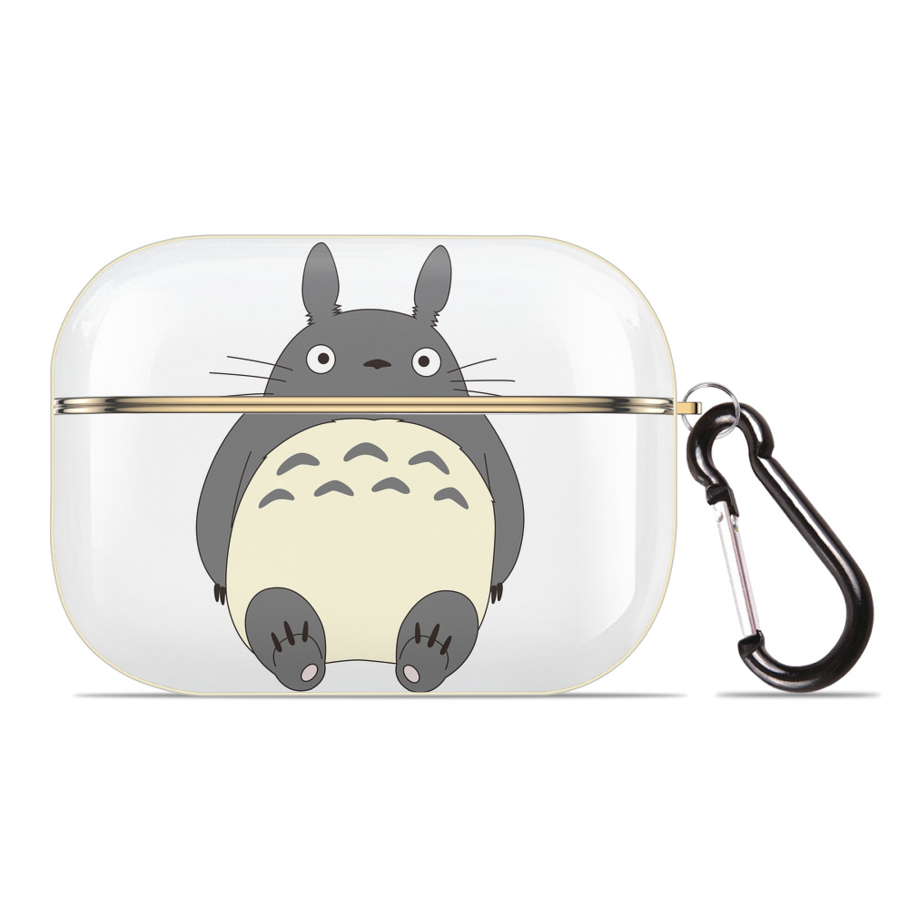 となりのトトロ 草壁メイ 草壁サツキ My Neighbor Totoro Satsuki Kusakabe Mei Kusakabe 【AirPods Pro用】ハードシェル保護ケース｜耐衝撃・防指紋・カラビナ付き商品仕様