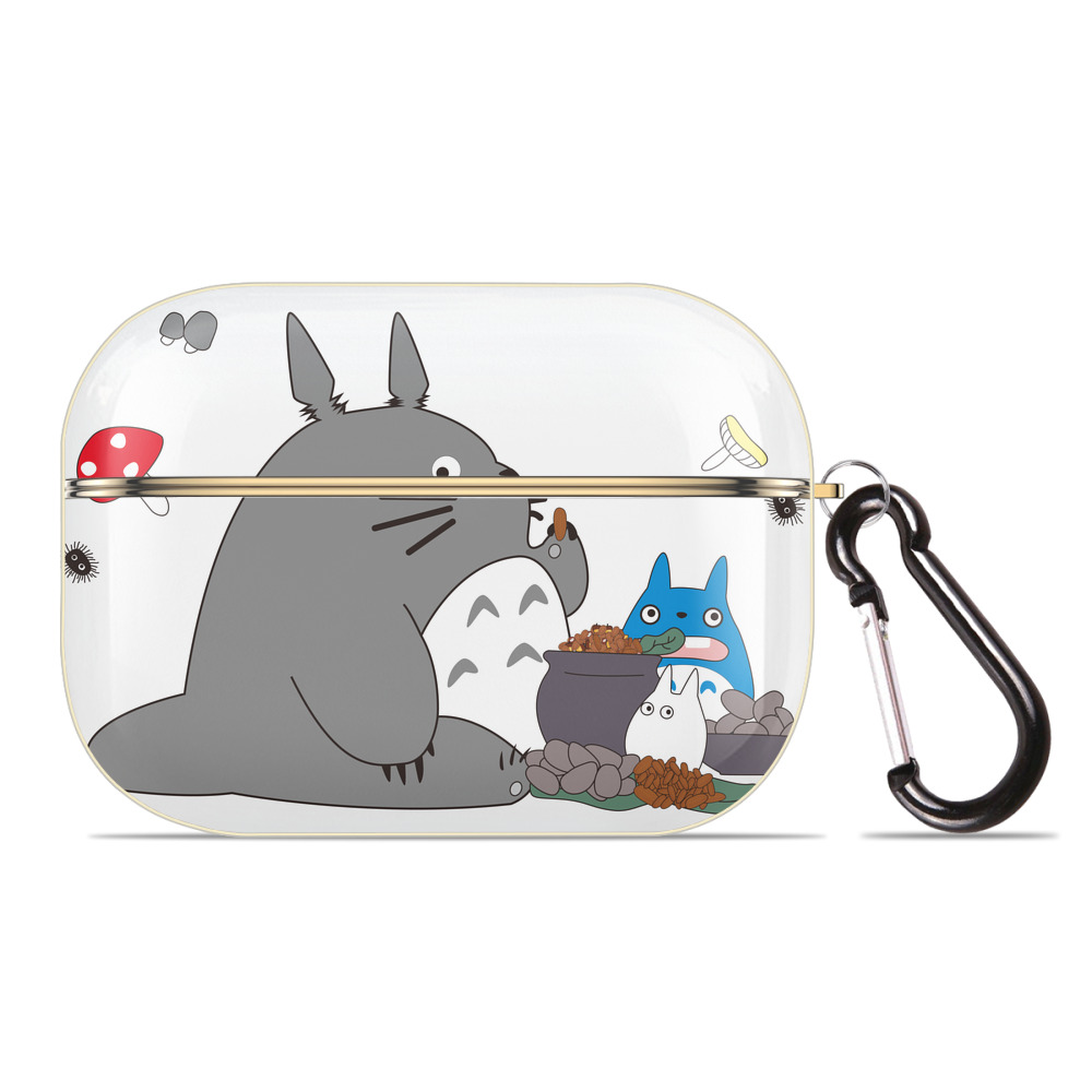 となりのトトロ 草壁メイ 草壁サツキ My Neighbor Totoro Satsuki Kusakabe Mei Kusakabe 【AirPods Pro用】ハードシェル保護ケース｜耐衝撃・防指紋・カラビナ付き商品仕様
