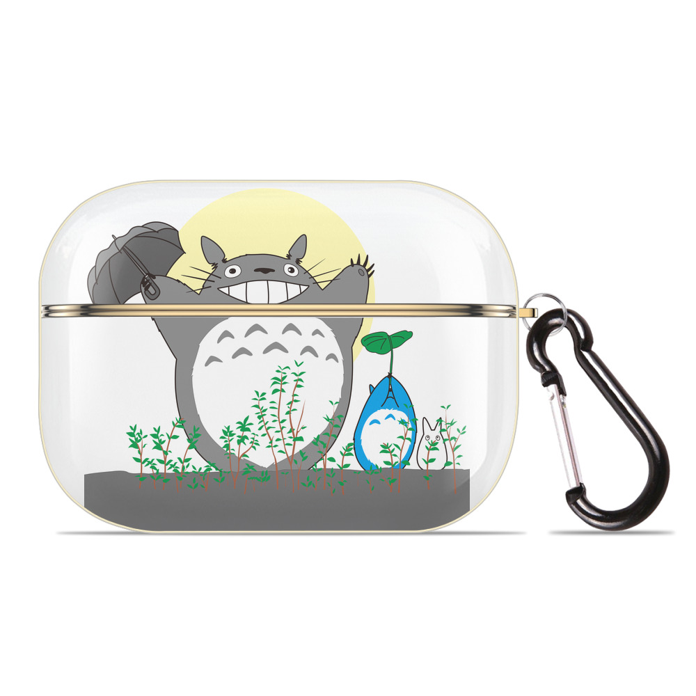 となりのトトロ 草壁メイ 草壁サツキ My Neighbor Totoro Satsuki Kusakabe Mei Kusakabe 【AirPods Pro用】ハードシェル保護ケース｜耐衝撃・防指紋・カラビナ付き商品仕様