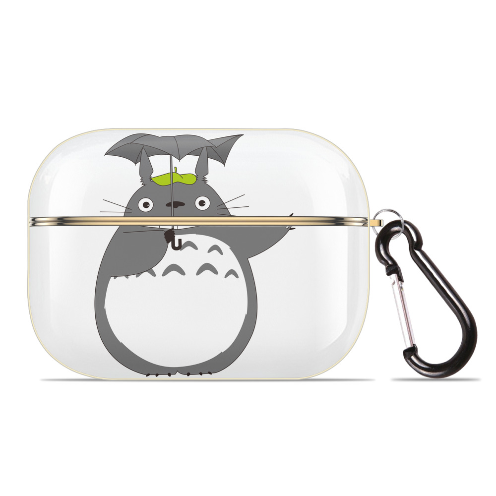 となりのトトロ 草壁メイ 草壁サツキ My Neighbor Totoro Satsuki Kusakabe Mei Kusakabe 【AirPods Pro用】ハードシェル保護ケース｜耐衝撃・防指紋・カラビナ付き商品仕様