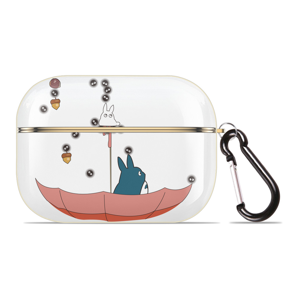 となりのトトロ 草壁メイ 草壁サツキ My Neighbor Totoro Satsuki Kusakabe Mei Kusakabe 【AirPods Pro用】ハードシェル保護ケース｜耐衝撃・防指紋・カラビナ付き商品仕様