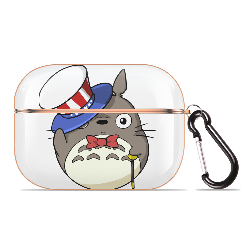 となりのトトロ 草壁メイ 草壁サツキ My Neighbor Totoro Satsuki Kusakabe Mei Kusakabe 【AirPods Pro用】ハードシェル保護ケース｜耐衝撃・防指紋・カラビナ付き商品仕様