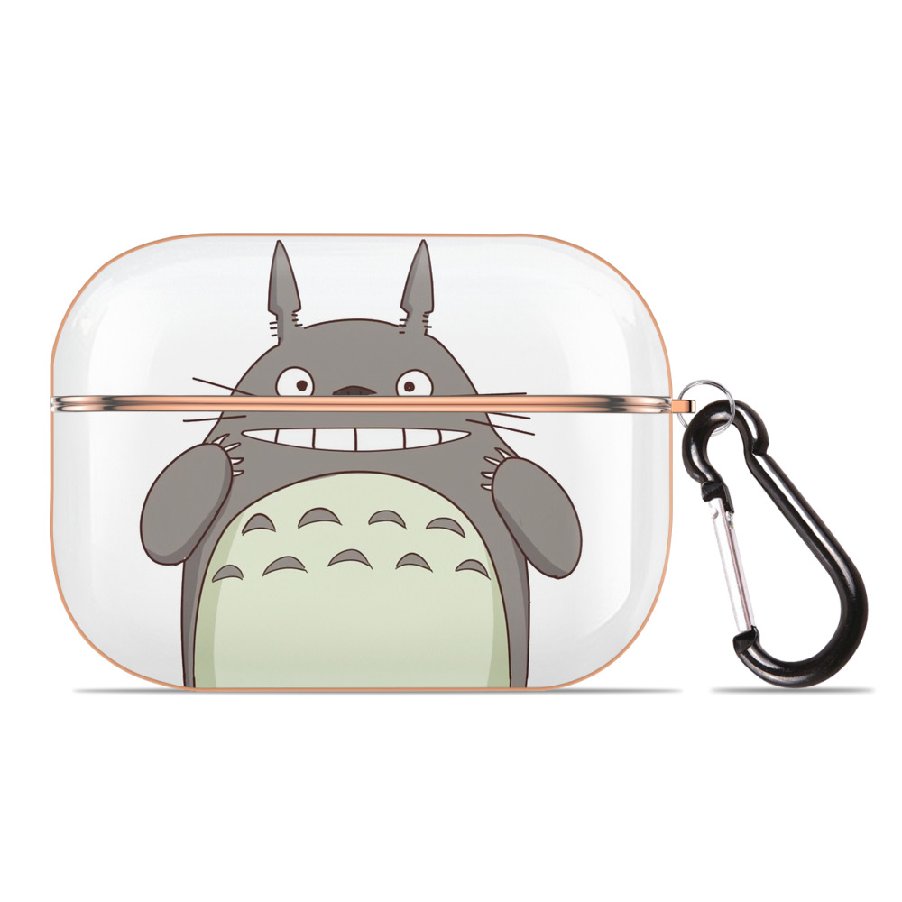 となりのトトロ 草壁メイ 草壁サツキ My Neighbor Totoro Satsuki Kusakabe Mei Kusakabe 【AirPods Pro用】ハードシェル保護ケース｜耐衝撃・防指紋・カラビナ付き商品仕様