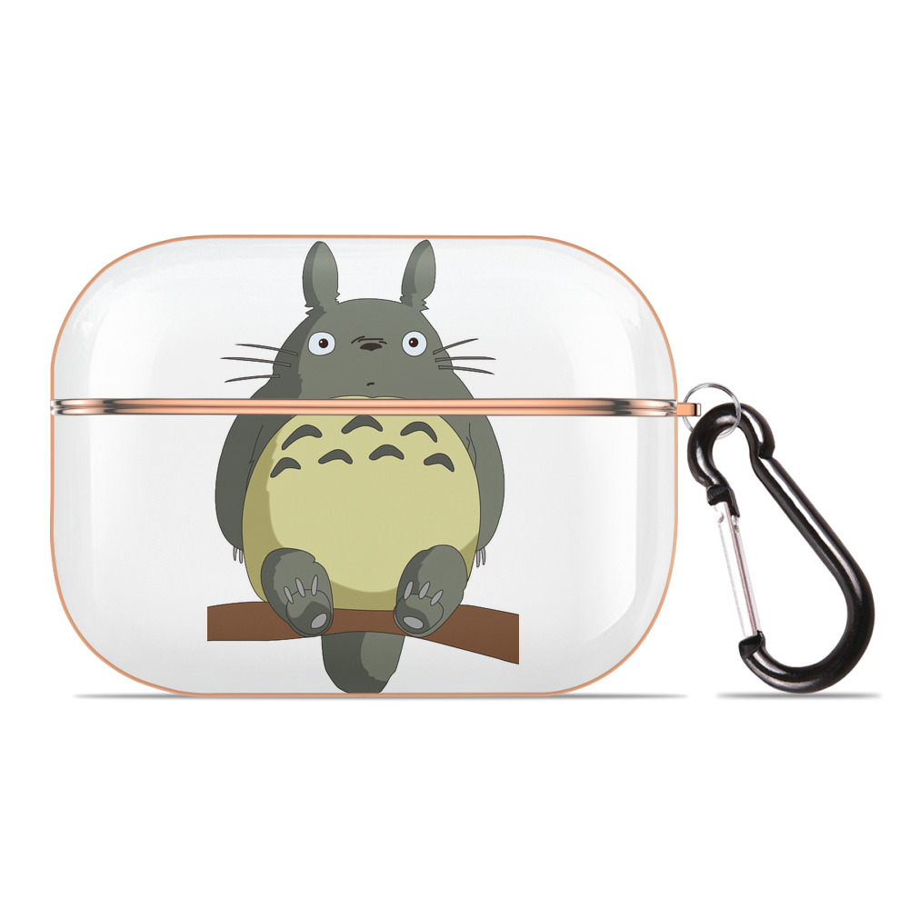 となりのトトロ 草壁メイ 草壁サツキ My Neighbor Totoro Satsuki Kusakabe Mei Kusakabe 【AirPods Pro用】ハードシェル保護ケース｜耐衝撃・防指紋・カラビナ付き商品仕様