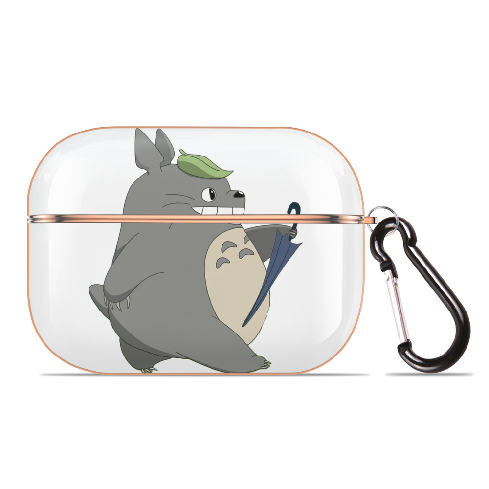 （画像用） となりのトトロ 草壁メイ 草壁サツキ My Neighbor Totoro Satsuki Kusakabe Mei Kusakabe 【AirPods Pro用】ハードシェル保護ケース｜耐衝撃・防指紋・カラビナ付き商品仕様