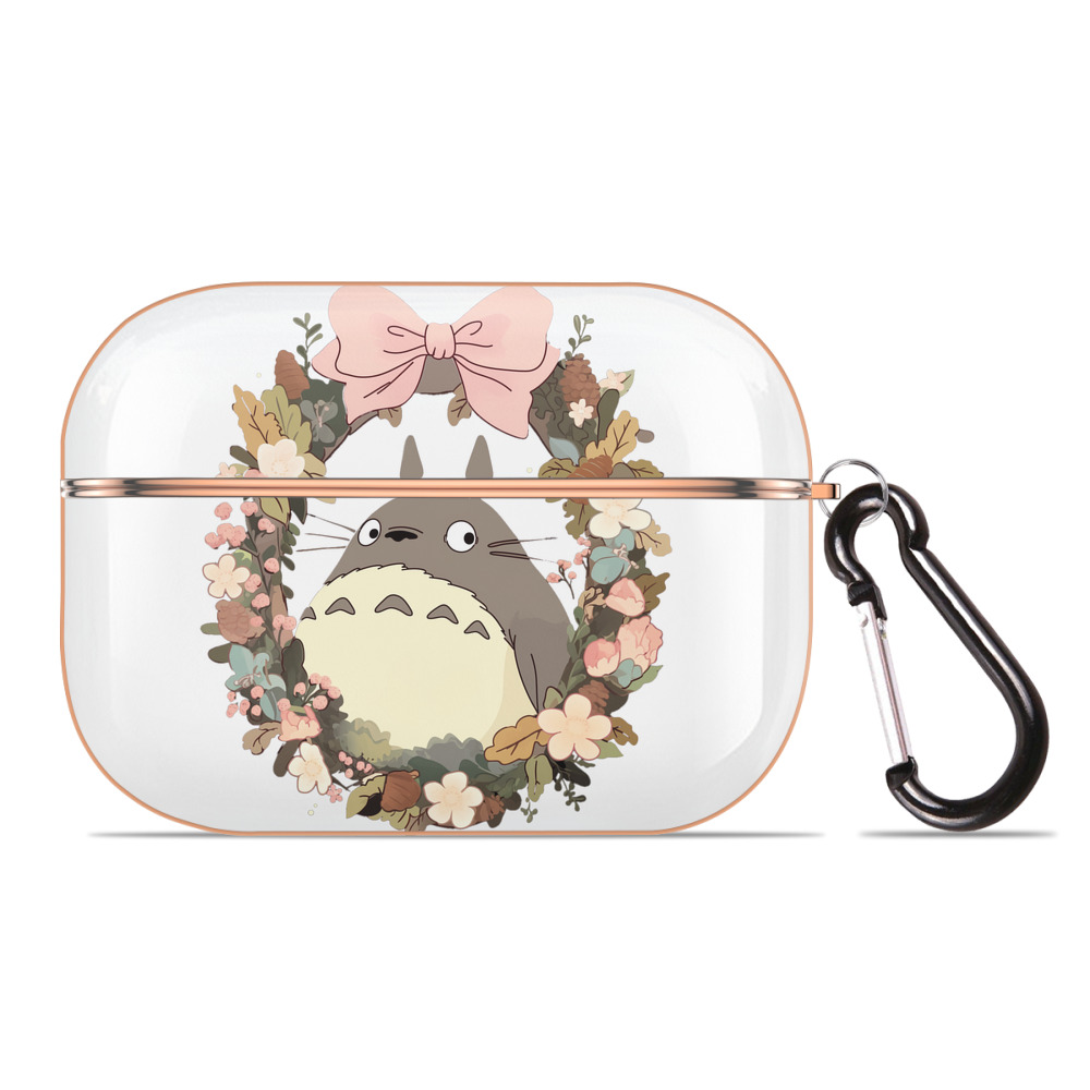（画像用） となりのトトロ 草壁メイ 草壁サツキ My Neighbor Totoro Satsuki Kusakabe Mei Kusakabe 【AirPods Pro用】ハードシェル保護ケース｜耐衝撃・防指紋・カラビナ付き商品仕様
