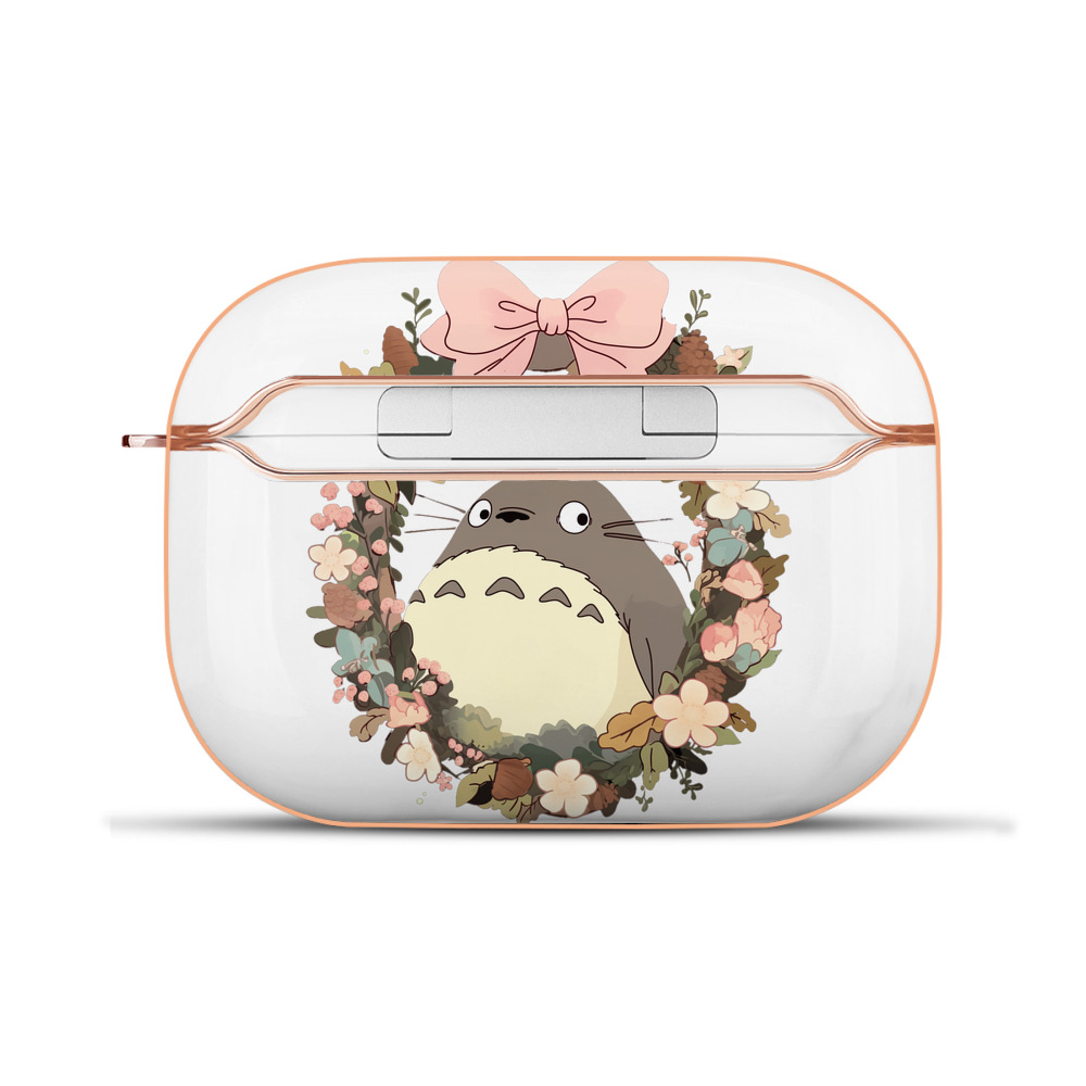 （画像用） となりのトトロ 草壁メイ 草壁サツキ My Neighbor Totoro Satsuki Kusakabe Mei Kusakabe 【AirPods Pro用】ハードシェル保護ケース｜耐衝撃・防指紋・カラビナ付き商品仕様