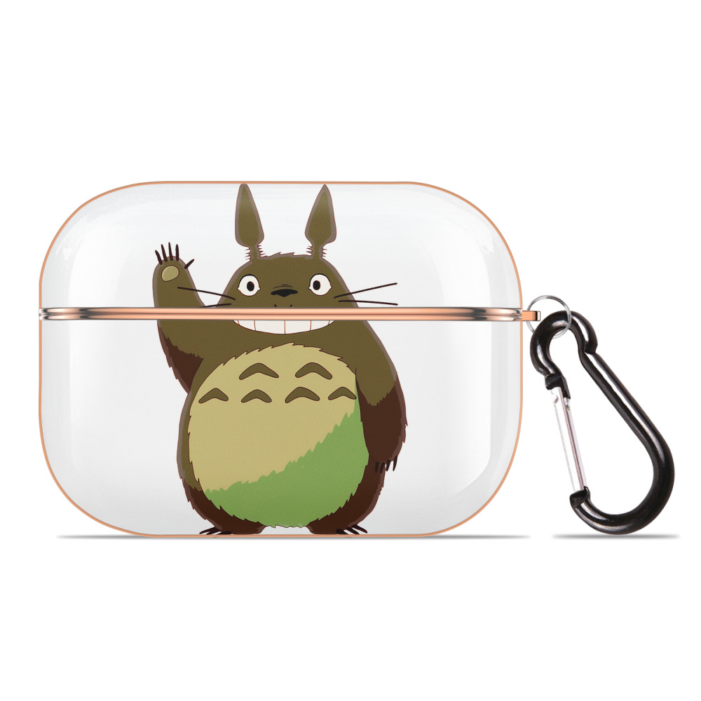 となりのトトロ 草壁メイ 草壁サツキ My Neighbor Totoro Satsuki Kusakabe Mei Kusakabe 【AirPods Pro用】ハードシェル保護ケース｜耐衝撃・防指紋・カラビナ付き商品仕様