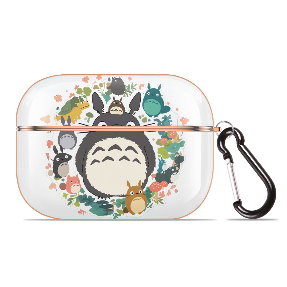 となりのトトロ 草壁メイ 草壁サツキ My Neighbor Totoro Satsuki Kusakabe Mei Kusakabe 【AirPods Pro用】ハードシェル保護ケース｜耐衝撃・防指紋・カラビナ付き商品仕様