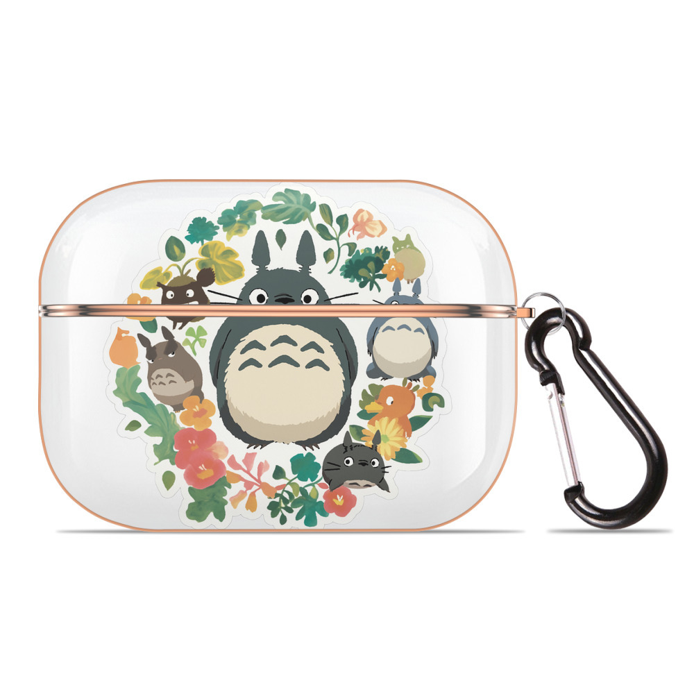 となりのトトロ 草壁メイ 草壁サツキ My Neighbor Totoro Satsuki Kusakabe Mei Kusakabe 【AirPods Pro用】ハードシェル保護ケース｜耐衝撃・防指紋・カラビナ付き商品仕様
